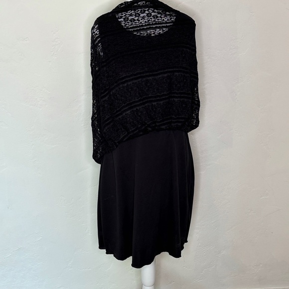 NWOT- EnFocus Black Lace Dress - Picture 10 of 11
